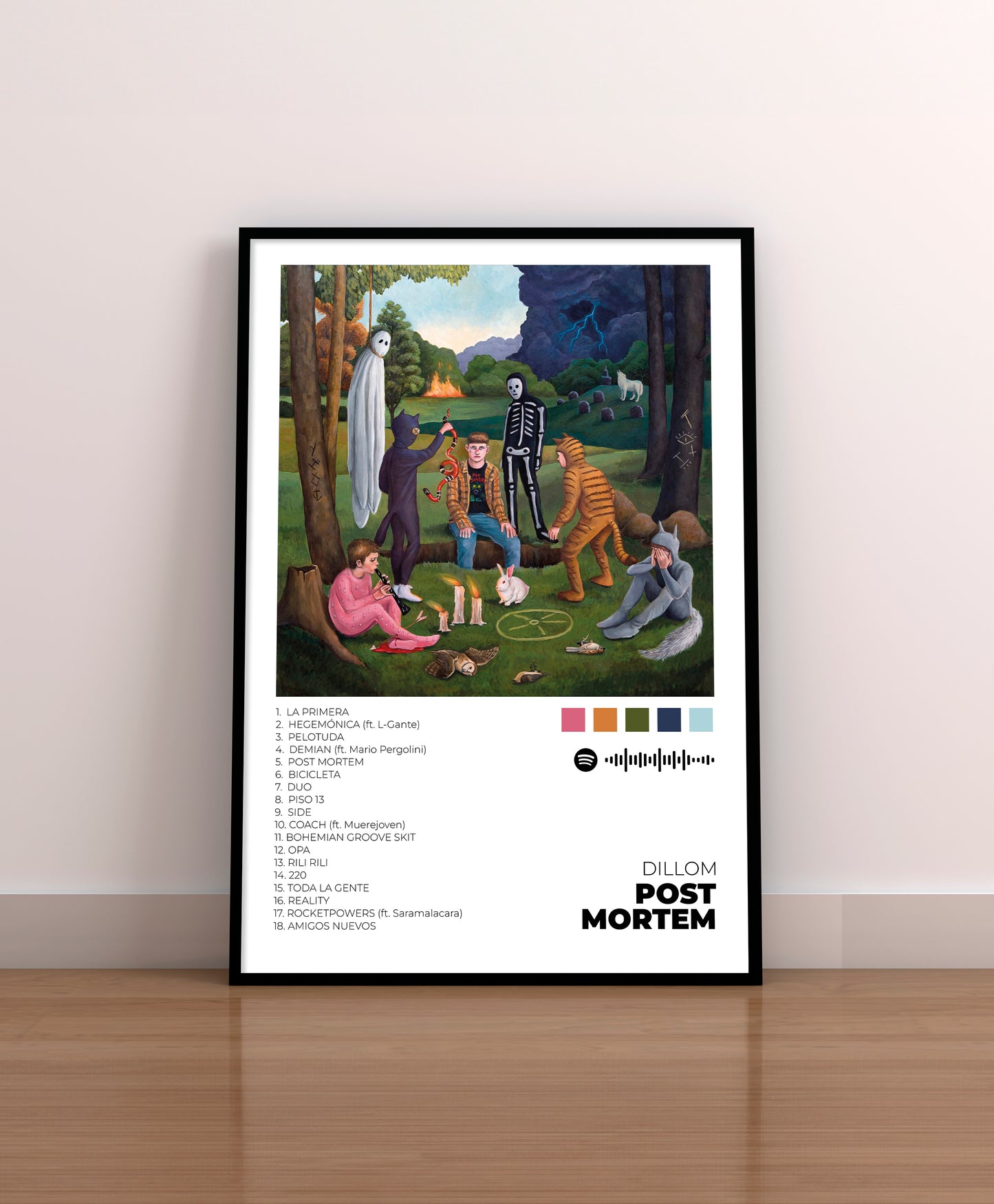 POST MORTEM - Poster Digital de Dillom | Music Prints