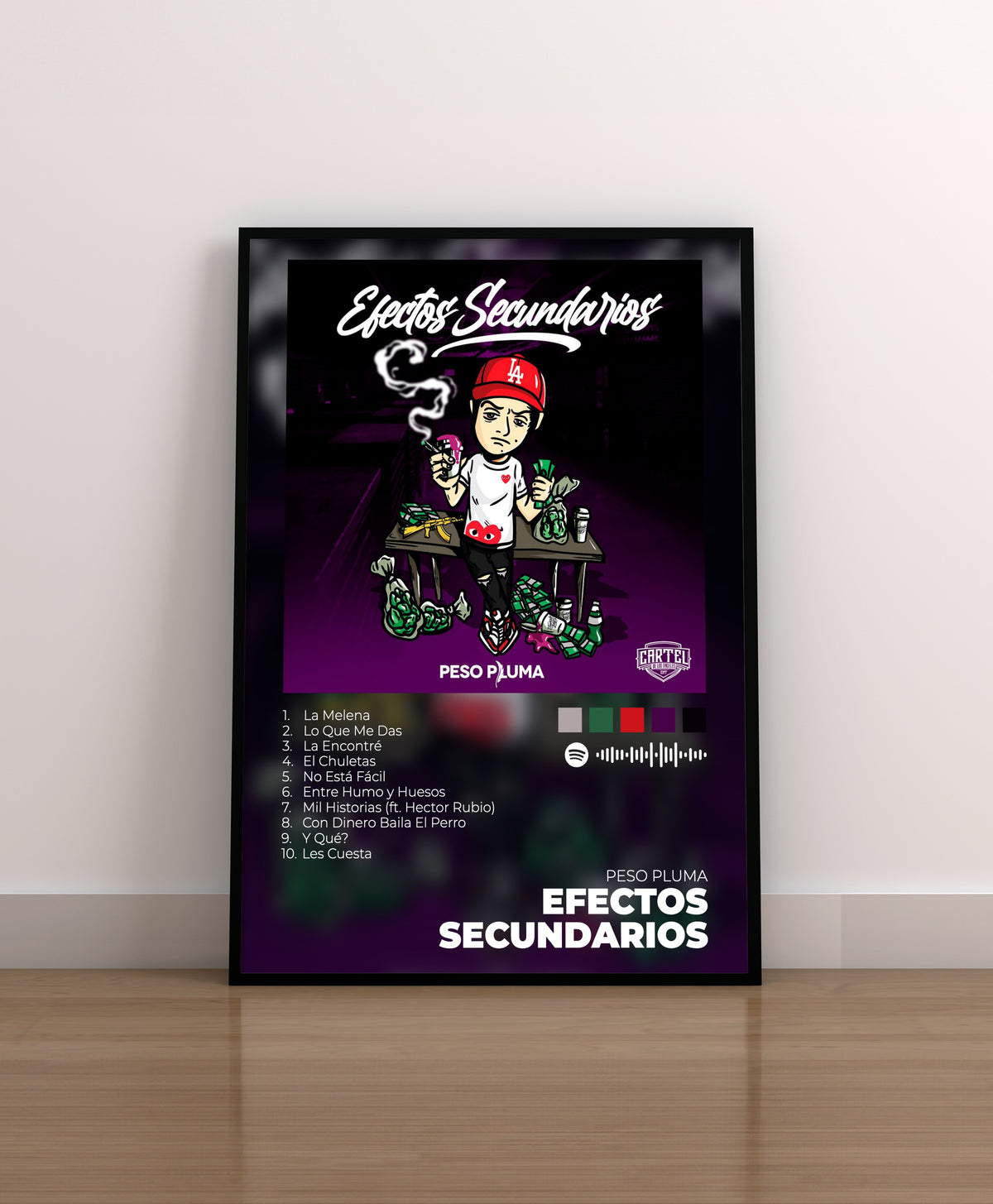 Efectos Secundarios. Peso Pluma. Poster. Lamina. Regalo. Marco. Merchandising.