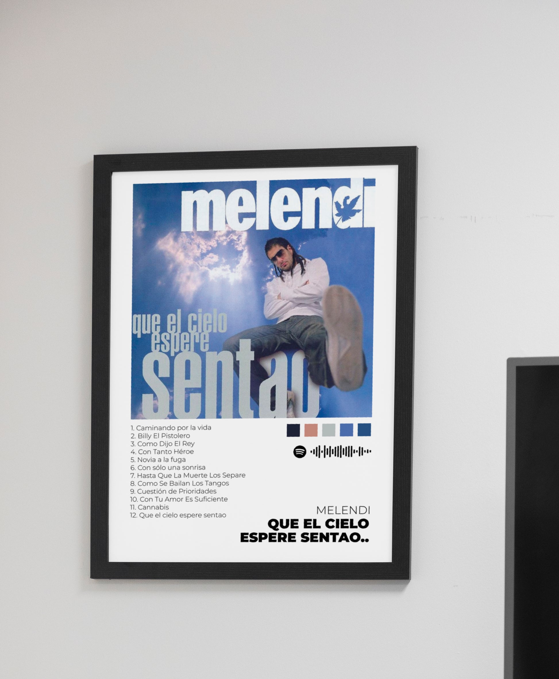 Que el cielo espere sentao - Poster Digital de Melendi | Music Prints