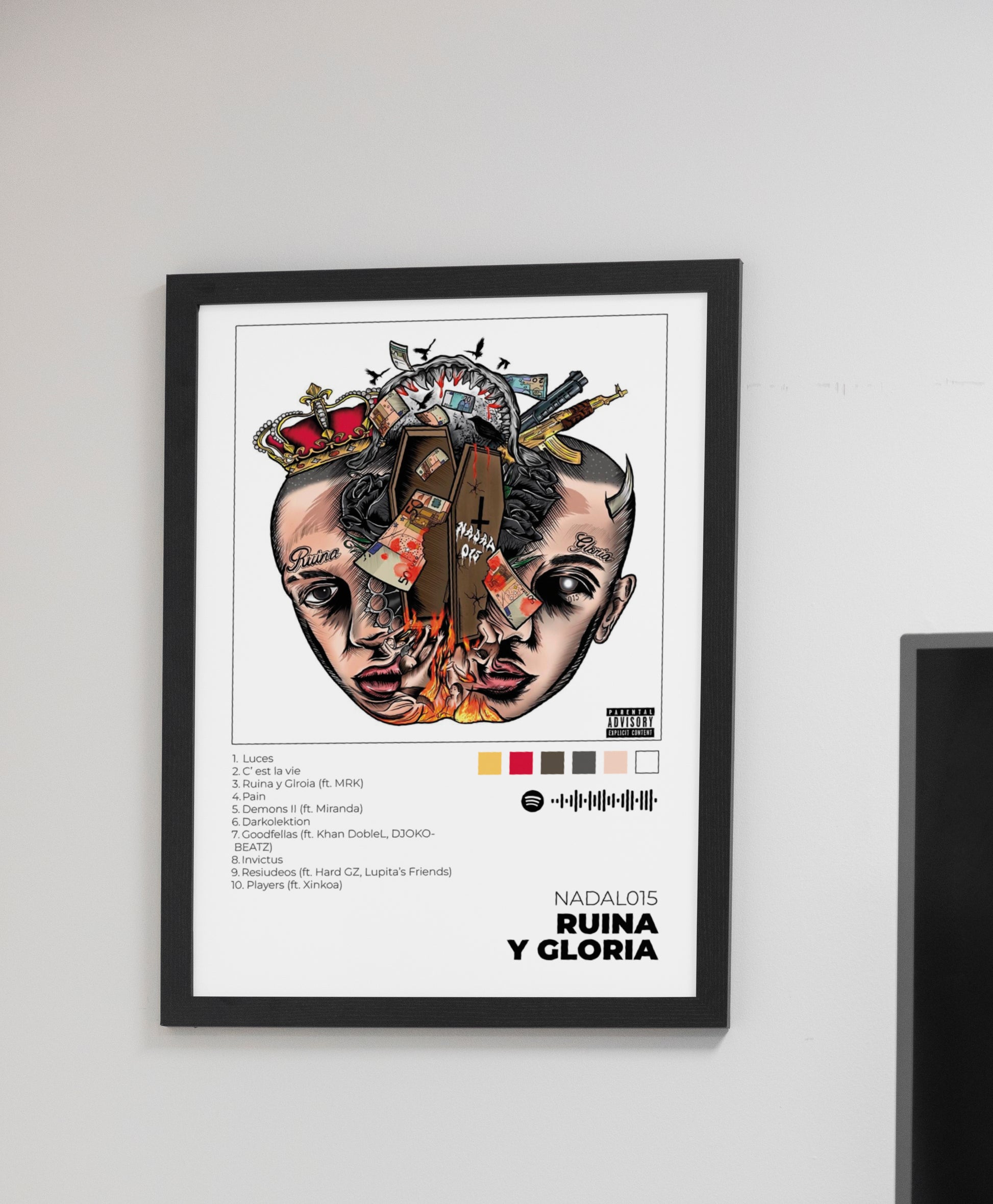 Ruina y Gloria - Poster Digital de Nadal015 | Music Prints