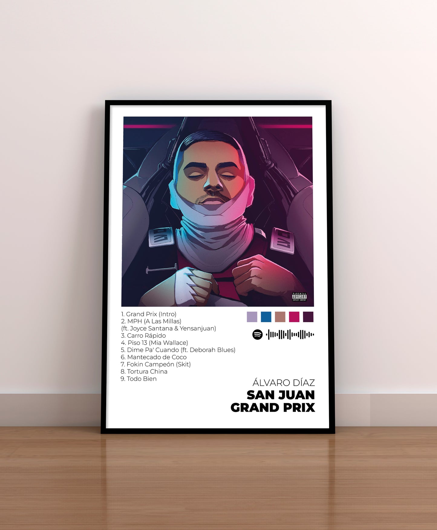 San Juan Grand Prix - Poster Digital de Álvaro Díaz | Music Prints