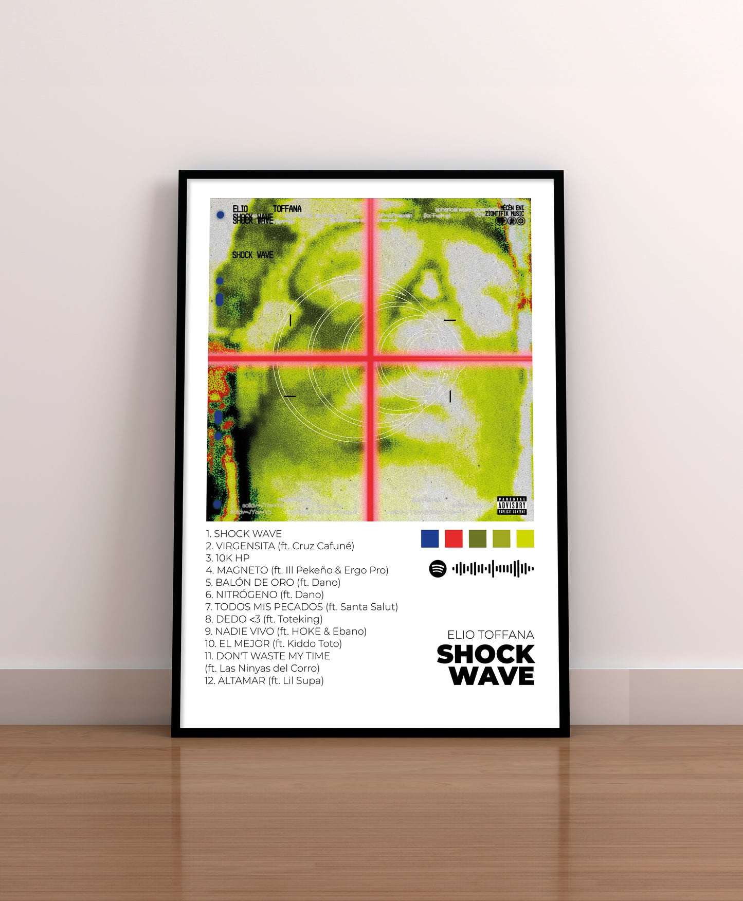 SHOCK WAVE - Poster Digital de Elio Toffana | Music Prints