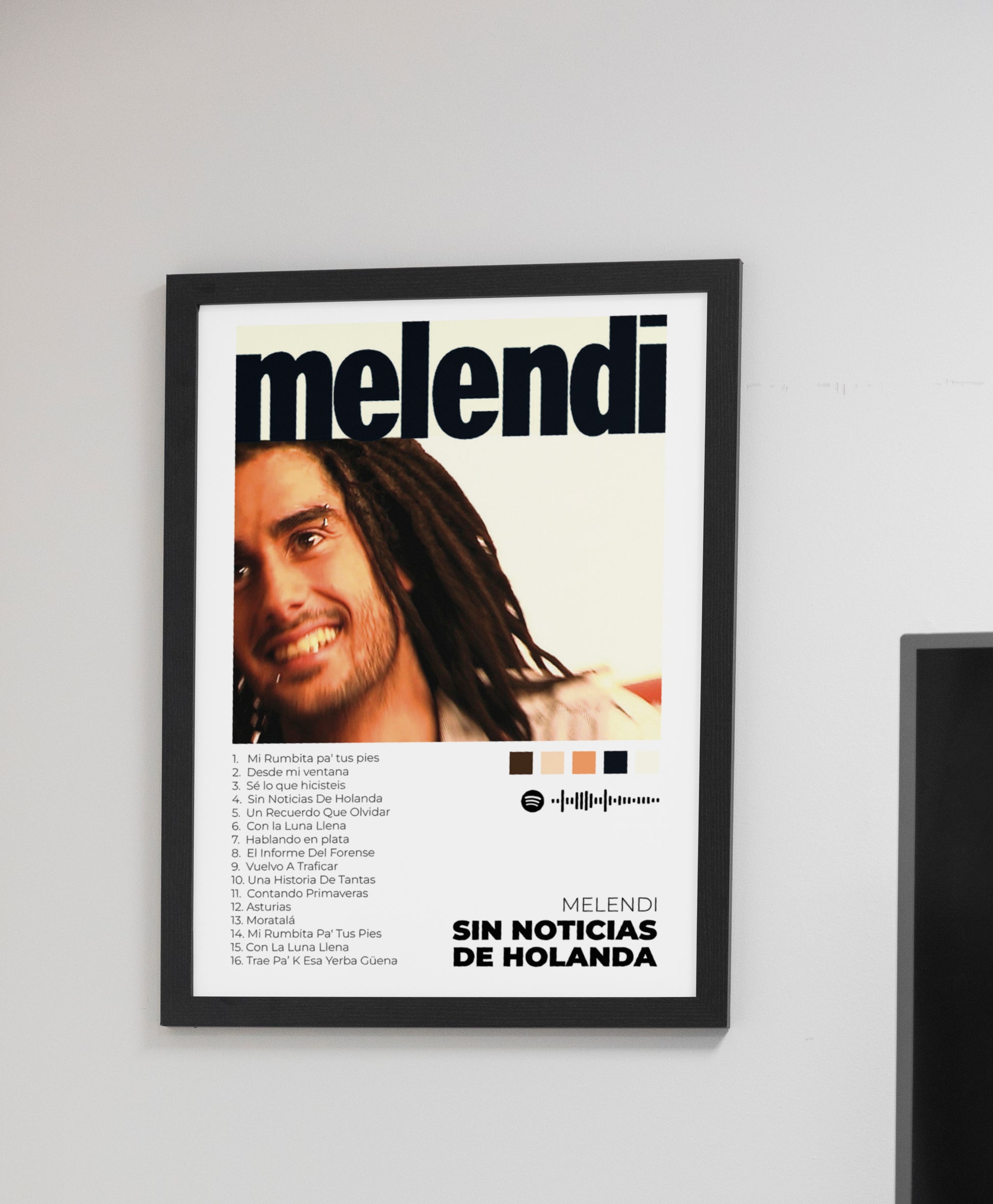 Sin noticias de Holanda - Poster Digital de Melendi | Music Prints