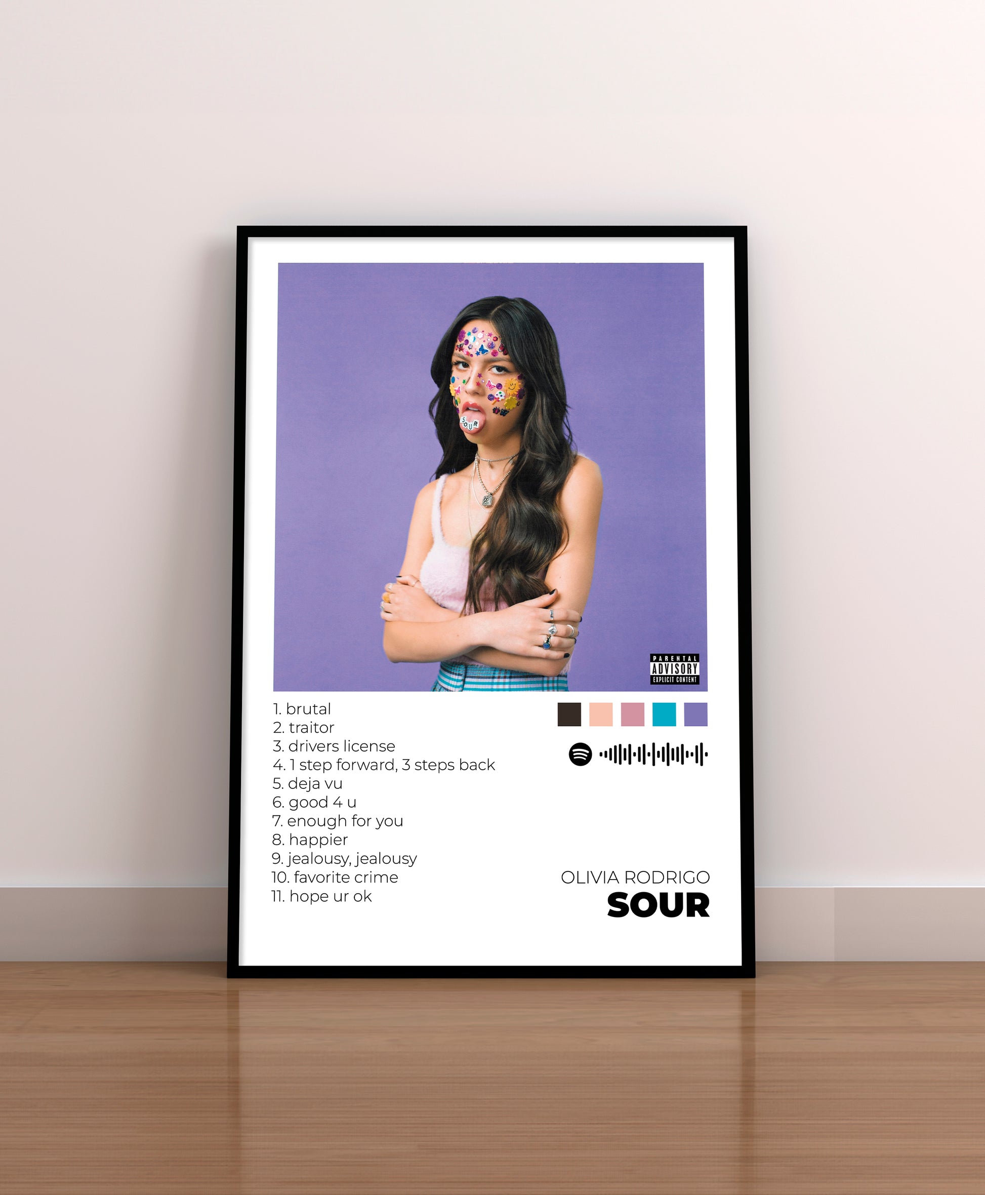 Sour - Poster Digital de Olivia Rodrigo | Music Prints