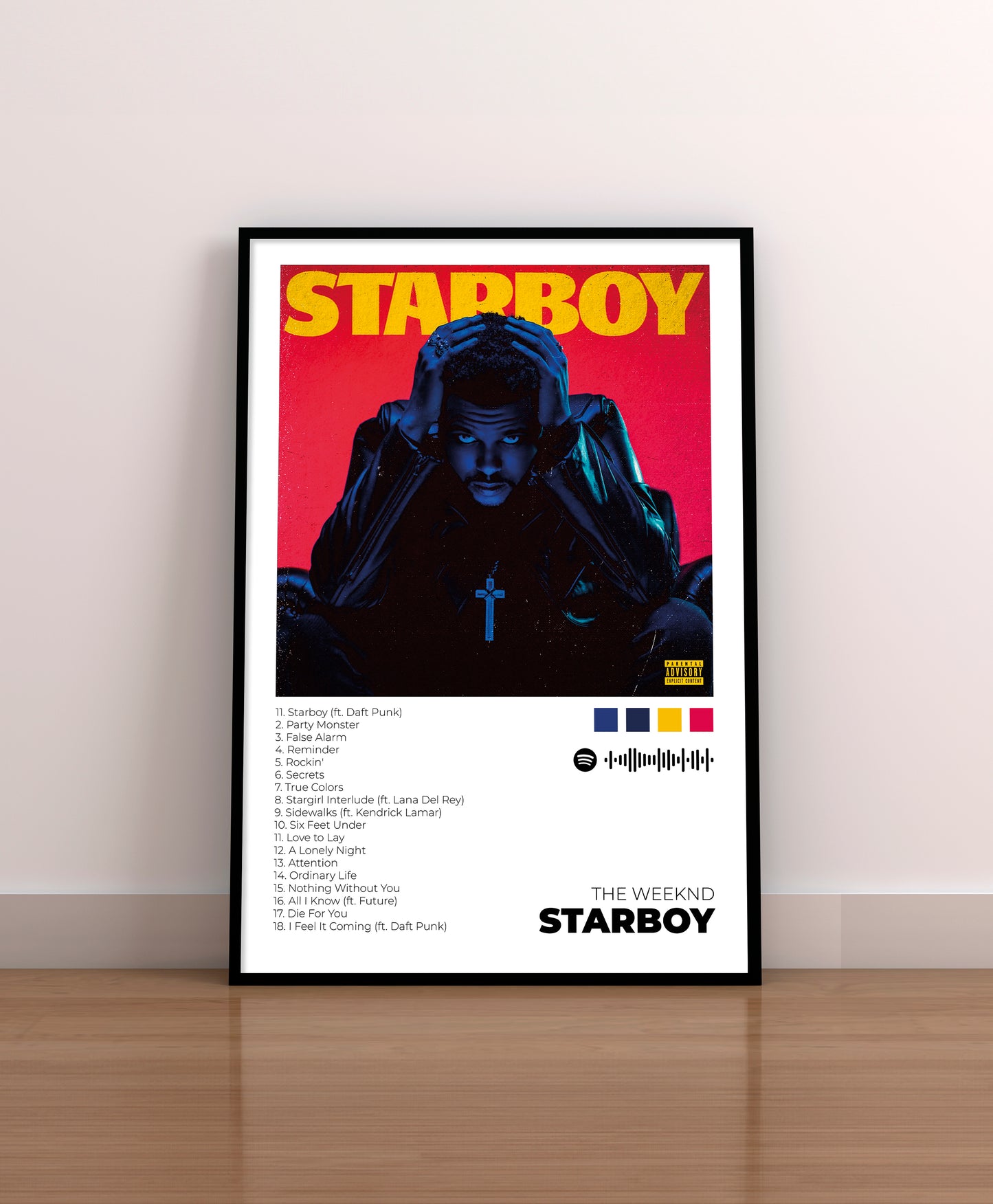 Starboy - Poster Digital de The Weeknd | Music Prints