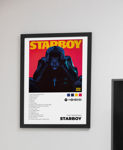 Starboy - Poster Digital de The Weeknd | Music Prints