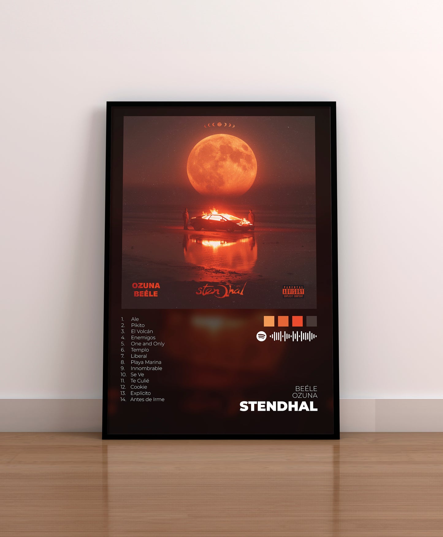 ozuna. beeele. poster. stendhal. lamina. cuadro. regalo. marco. merchandising. cd. vinilo.
