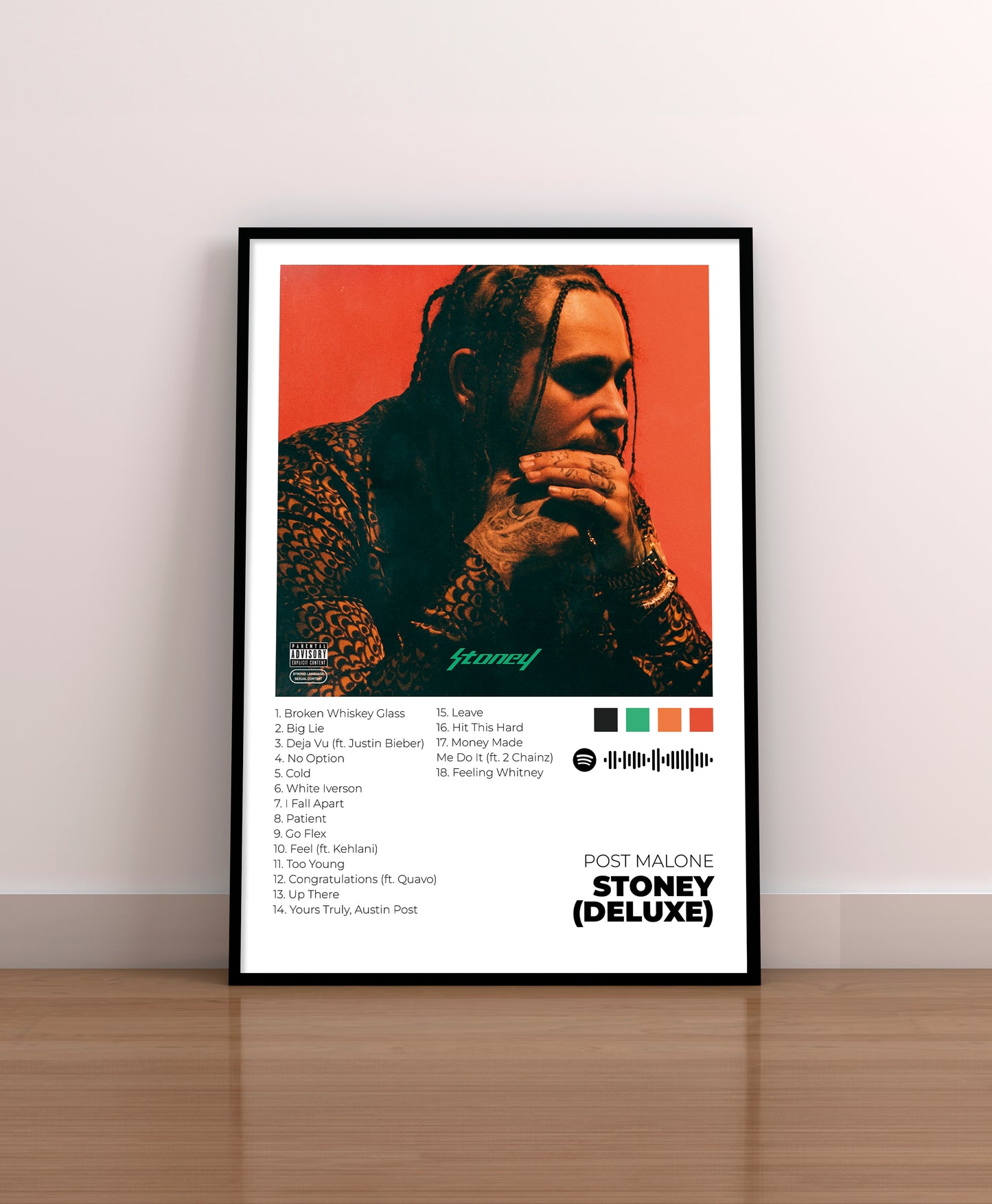 Stoney (Deluxe) - Poster Digital de Post Malone | Music Prints