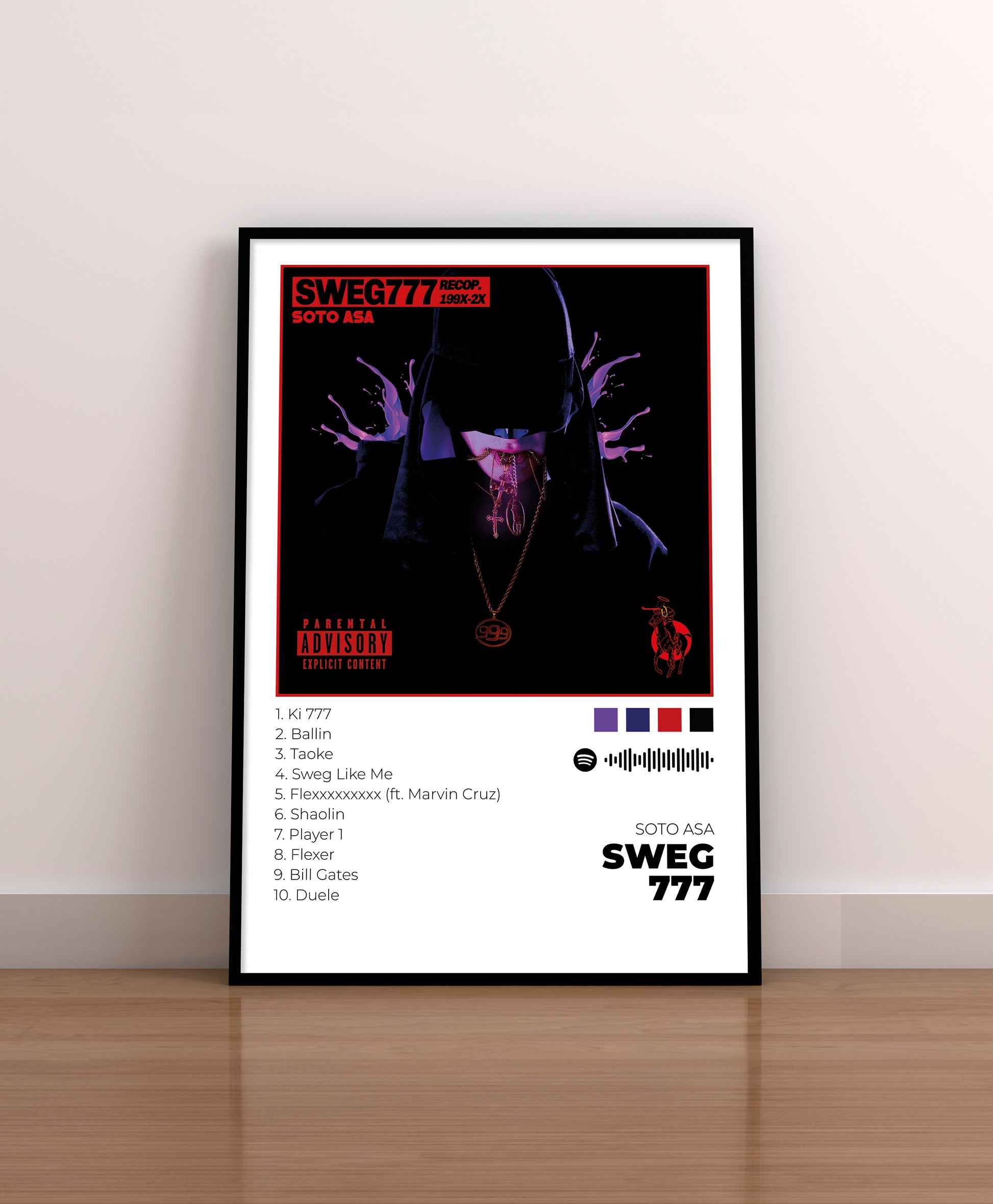 Sweg 777 - Poster Digital de Soto Asa | Music Prints