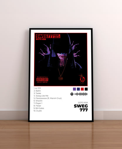 Sweg 777 - Poster Digital de Soto Asa | Music Prints