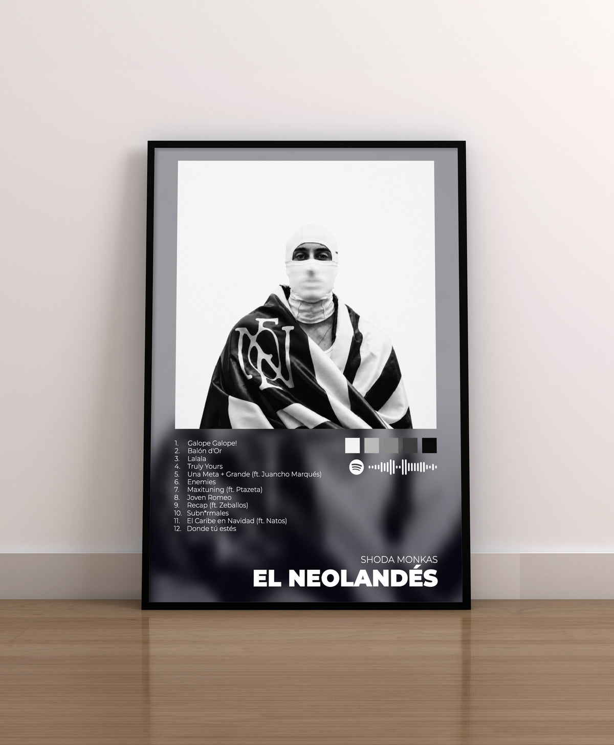 shoda monkas. el neolandes. poster. lamina. regalo. cuadro. marco. merchandising. cd. vinilo. cover. 