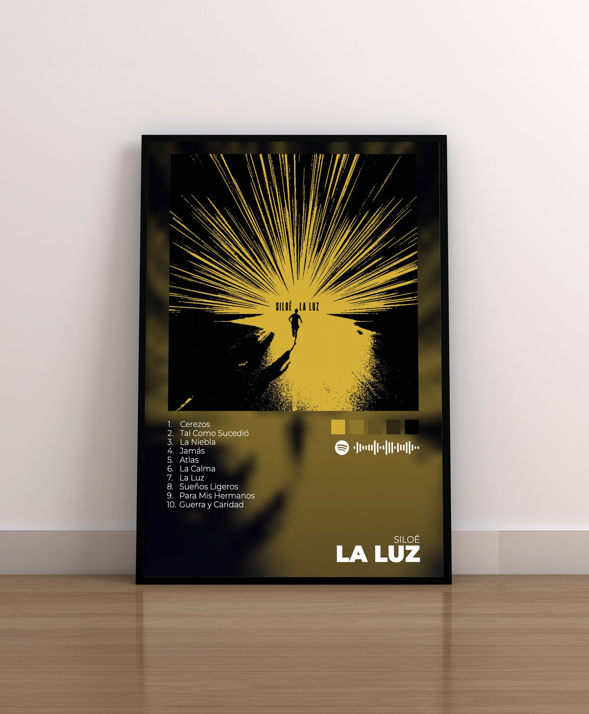 LA LUZ. SILOE. POSTER. REGALO. MARCO. LAMINA. MERCHANDISING. CD. VINILO. COVER.