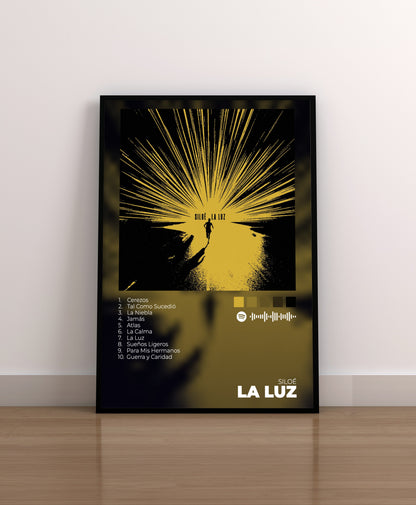 LA LUZ. SILOE. POSTER. REGALO. MARCO. LAMINA. MERCHANDISING. CD. VINILO. COVER.
