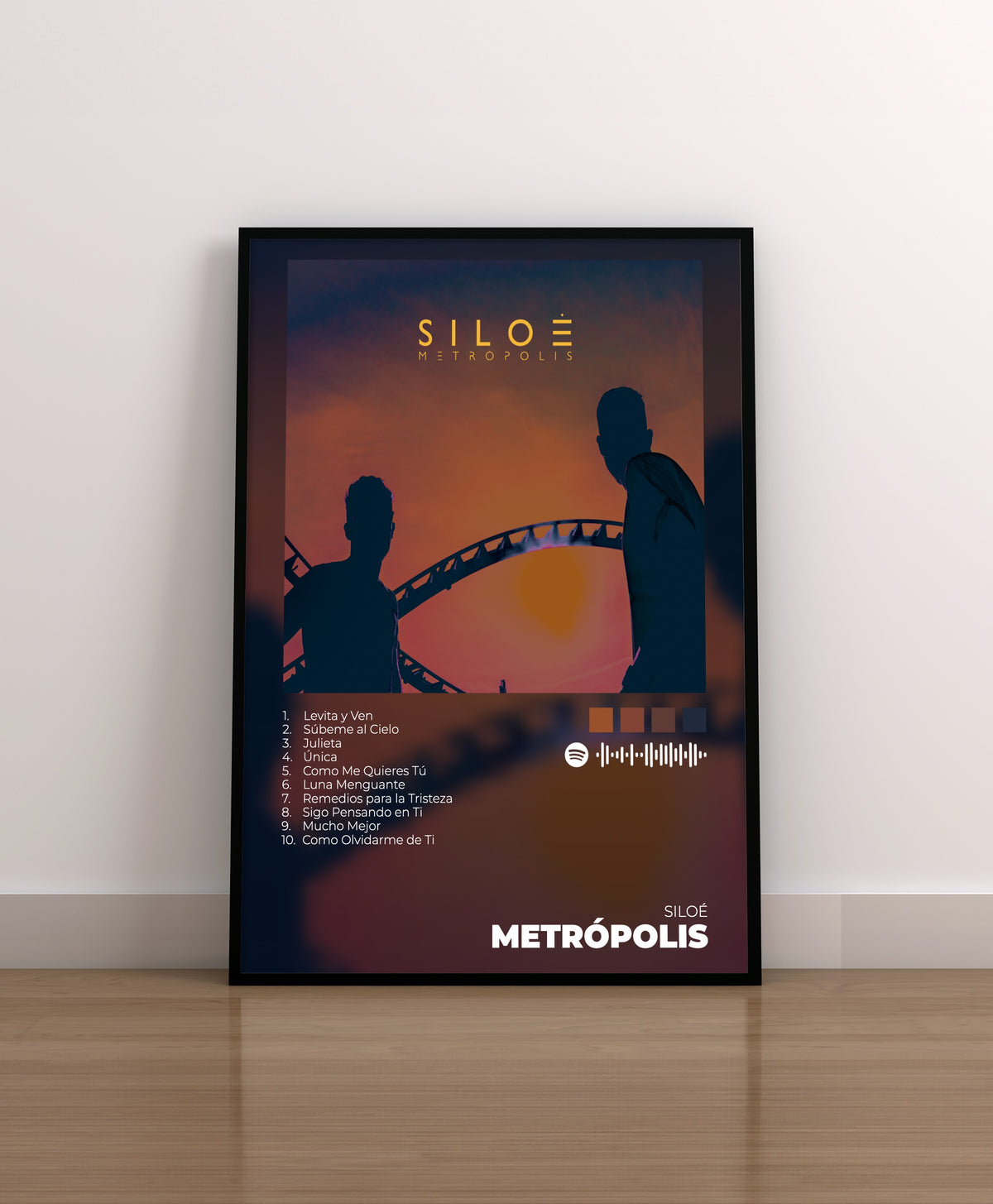 METRÓPOLIS. SILOE. POSTER. LAMINA. CUADRO. MARCO. REGALO. MERCHANDISING. CD. VINILO. COVER. ENTRADAS.