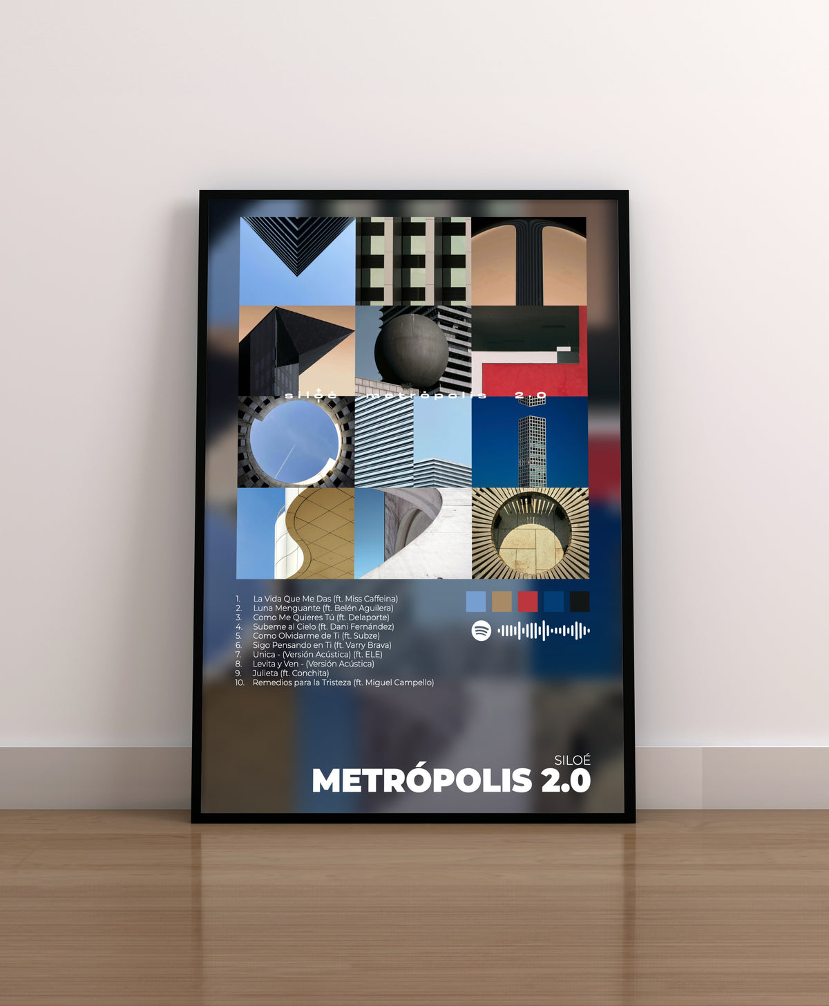 METRÓPOLIS 2.0. SILOE. POSTER. LAMINA. CUADRO. REGALO. MARCO. MERCHANDISING. CD. VINILO. ENTRADAS.