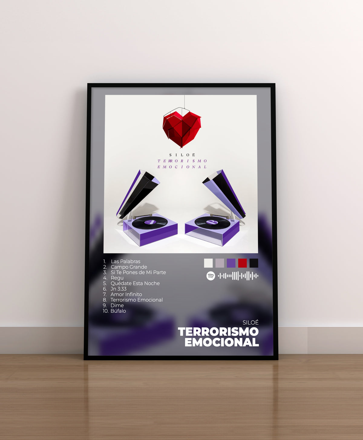 TERRORISMO EMOCIONAL. SILOE. POSTER.