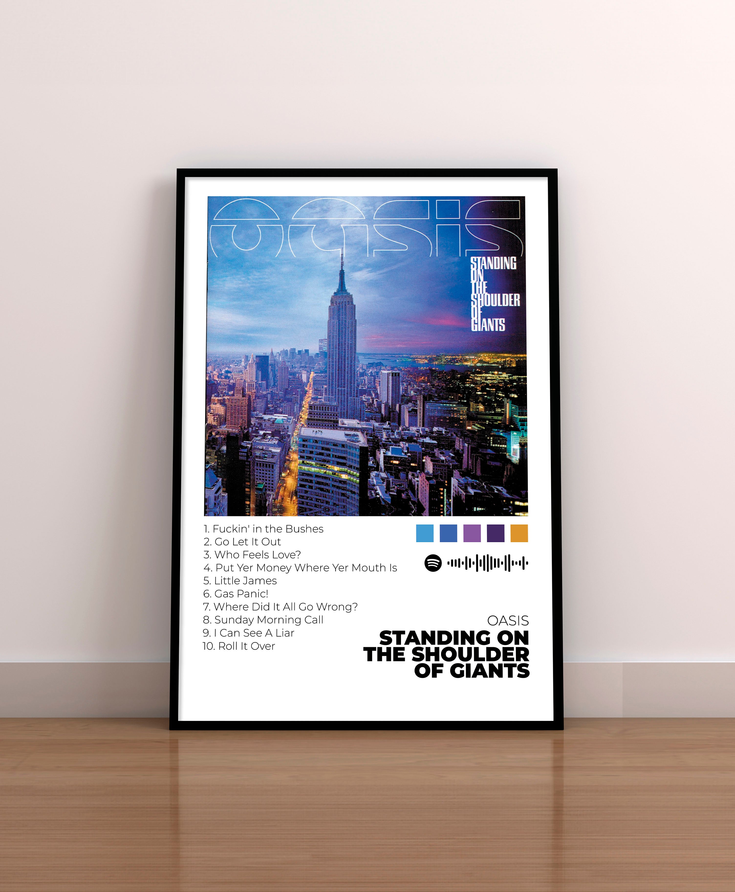 Definitely Maybe - Poster Digital de Oasis | Music Prints