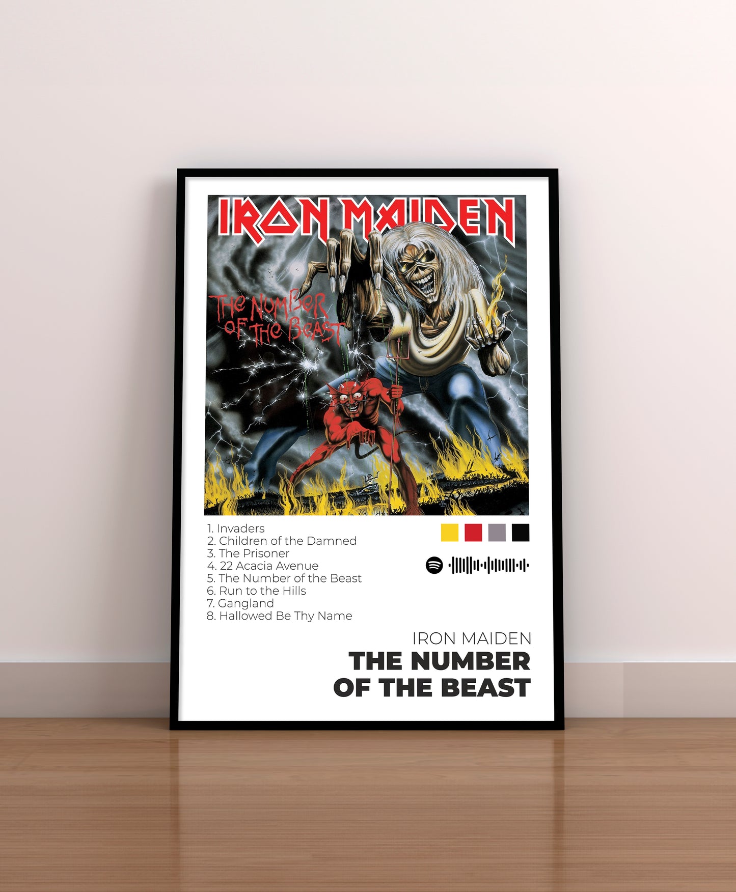 Iron Maiden. Iron Maiden Poster. The Number of the Beas