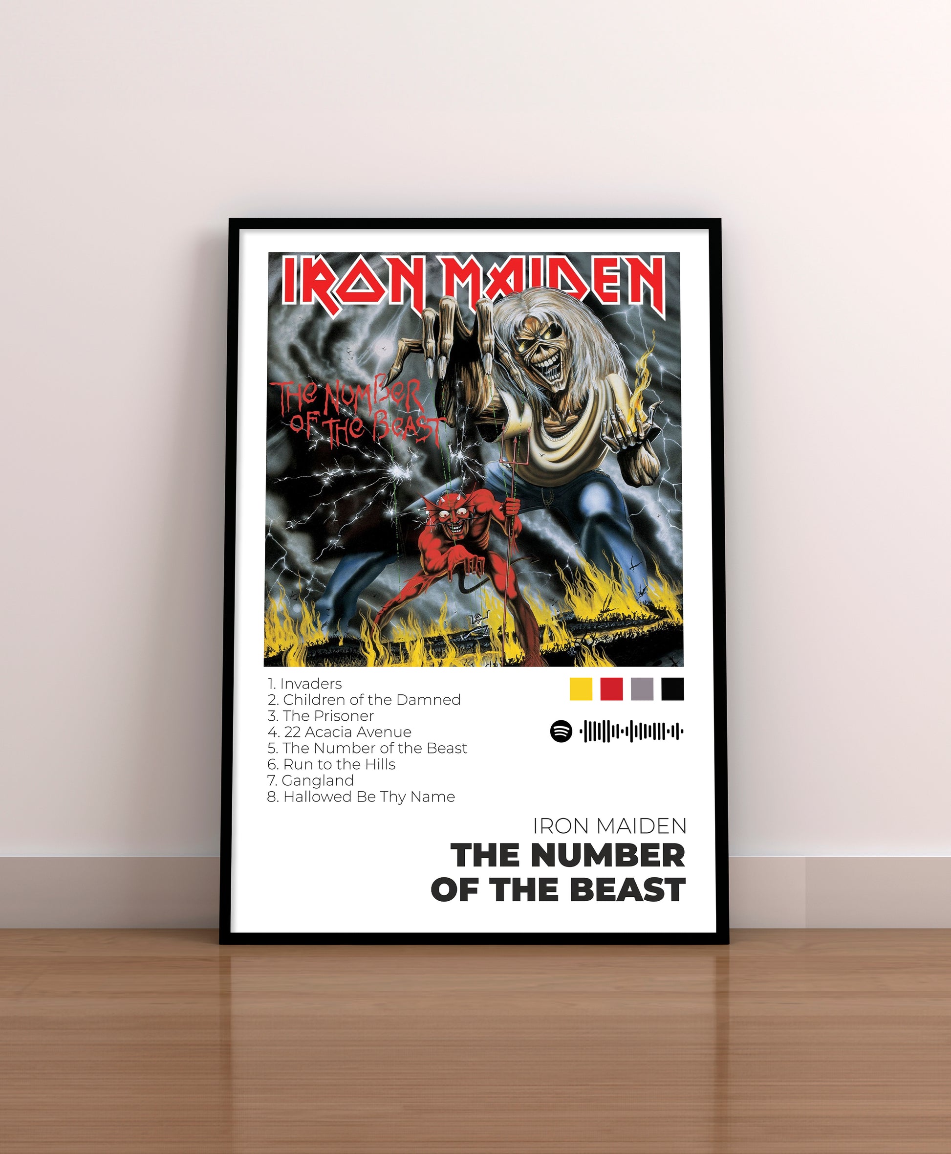 Iron Maiden. Iron Maiden Poster. The Number of the Beas