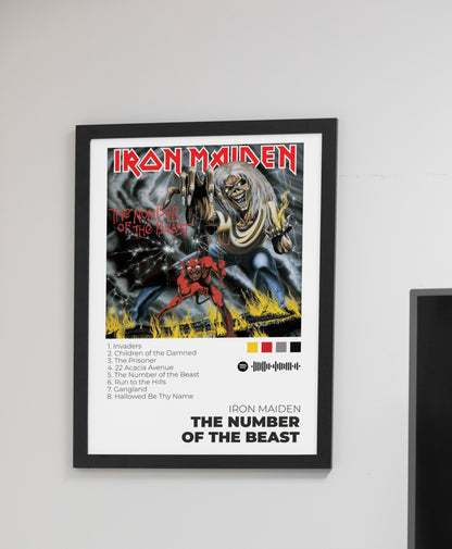 Iron Maiden. Iron Maiden Poster. The Number of the Beas