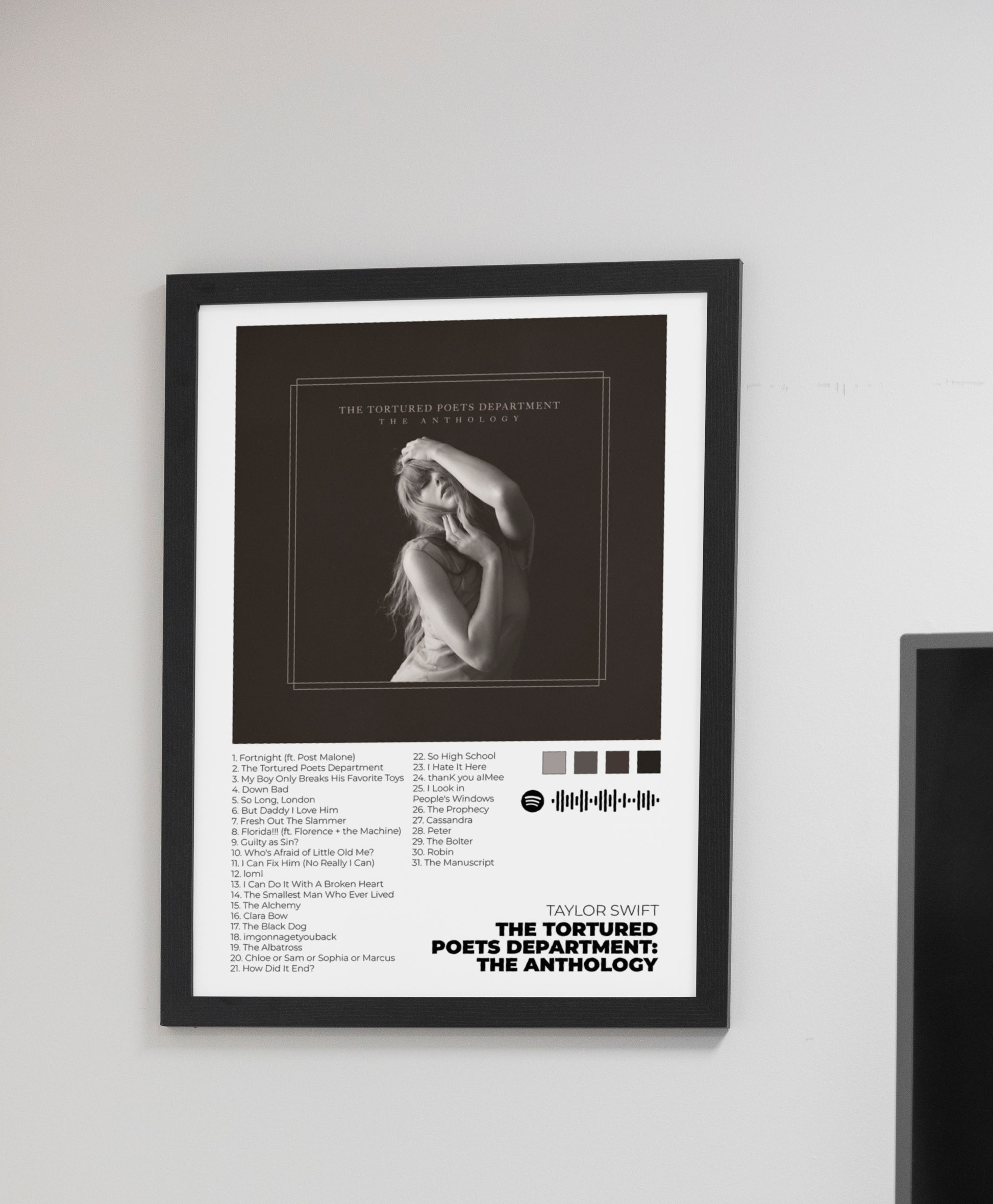 The Tortured Poets Department (The Anthology) - Poster Digital de Taylor Swift | Music Prints