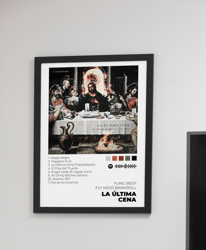 La Ultima Cena. Yung Beef. Poster.