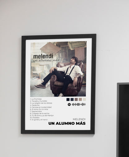 Un alumno más - Poster Digital de Melendi | Music Prints