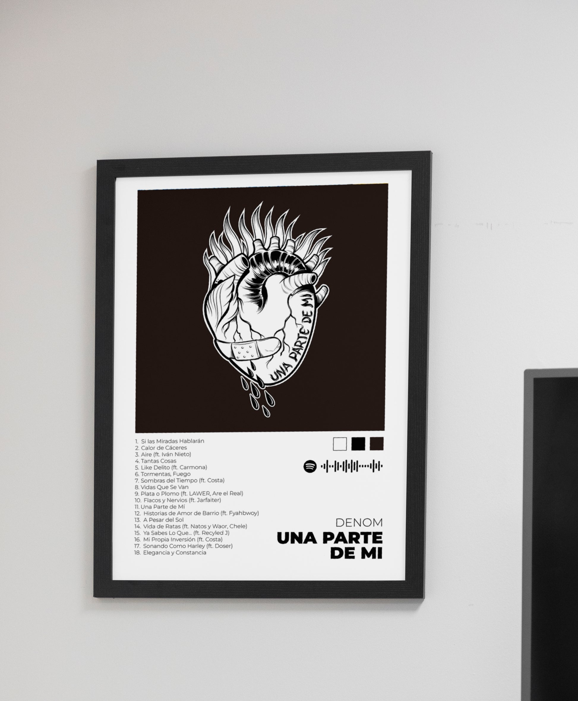 Una parte de mi - Poster Digital de Denom | Music Prints