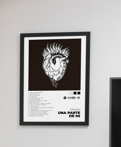 Una parte de mi - Poster Digital de Denom | Music Prints