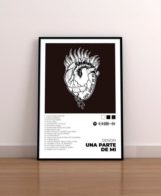 Una parte de mi - Poster Digital de Denom | Music Prints