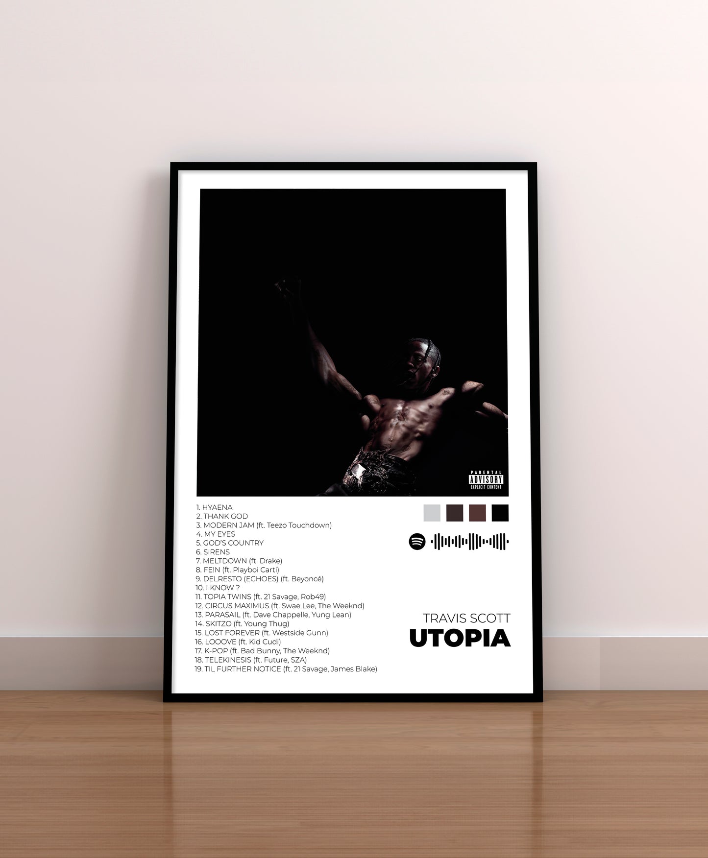 UTOPIA - Poster Digital de Travis Scott | Music Prints