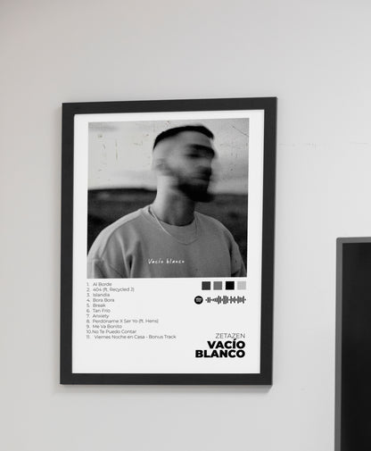 Vacío Blanco - Poster Digital de Zetazen | Music Prints