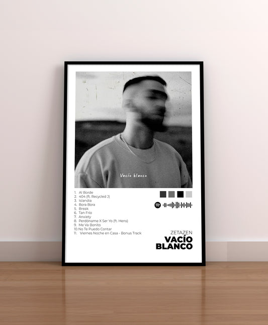 Vacío Blanco - Poster Digital de Zetazen | Music Prints