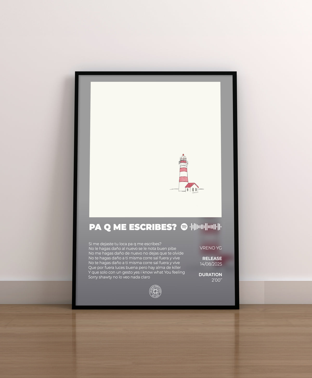PA Q ME ESCRIBRES. VRENO. POSTER.