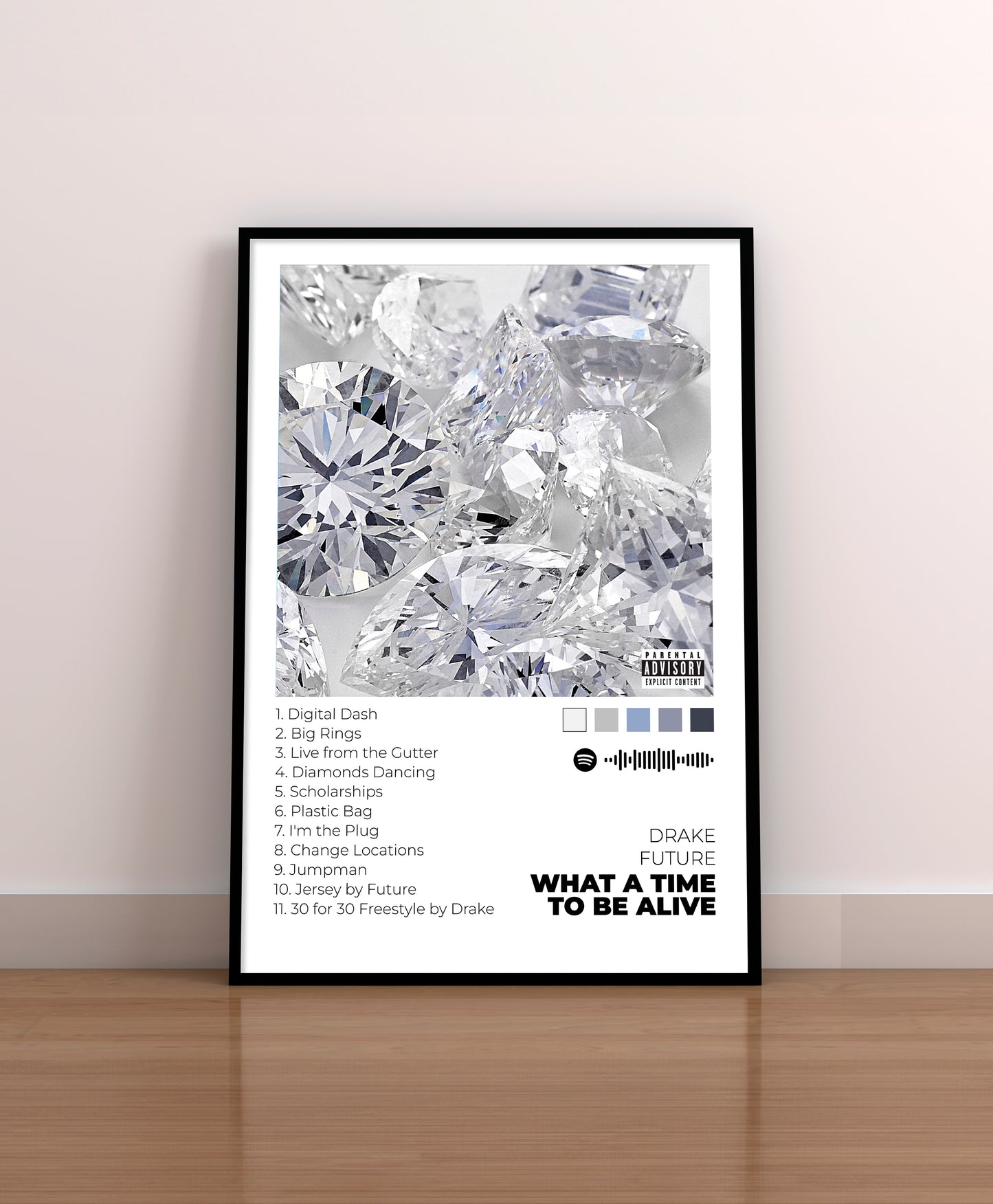 What A Time To Be Alive - Poster Digital de Drake y Future | Music Prints