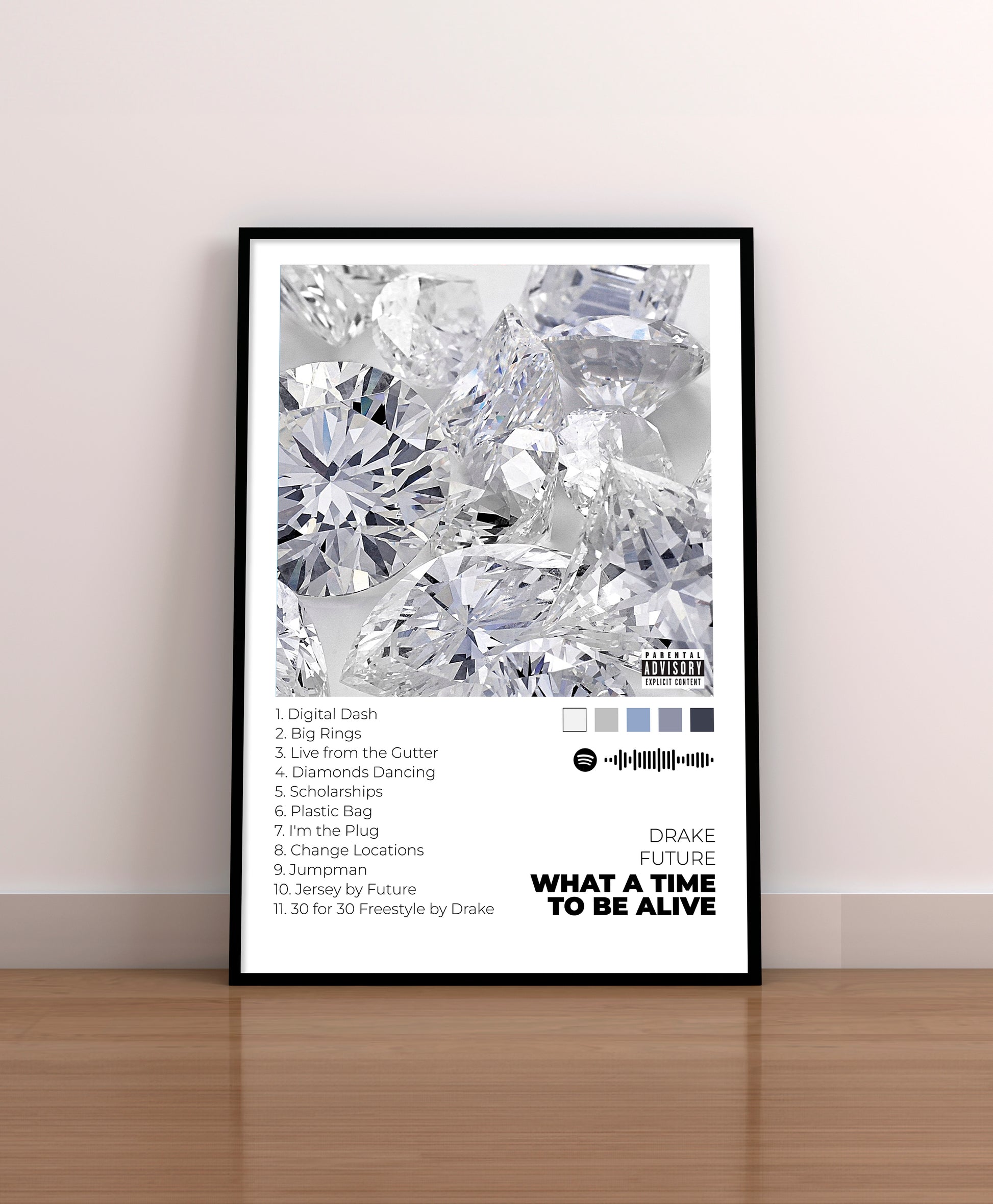 What A Time To Be Alive - Poster Digital de Drake y Future | Music Prints