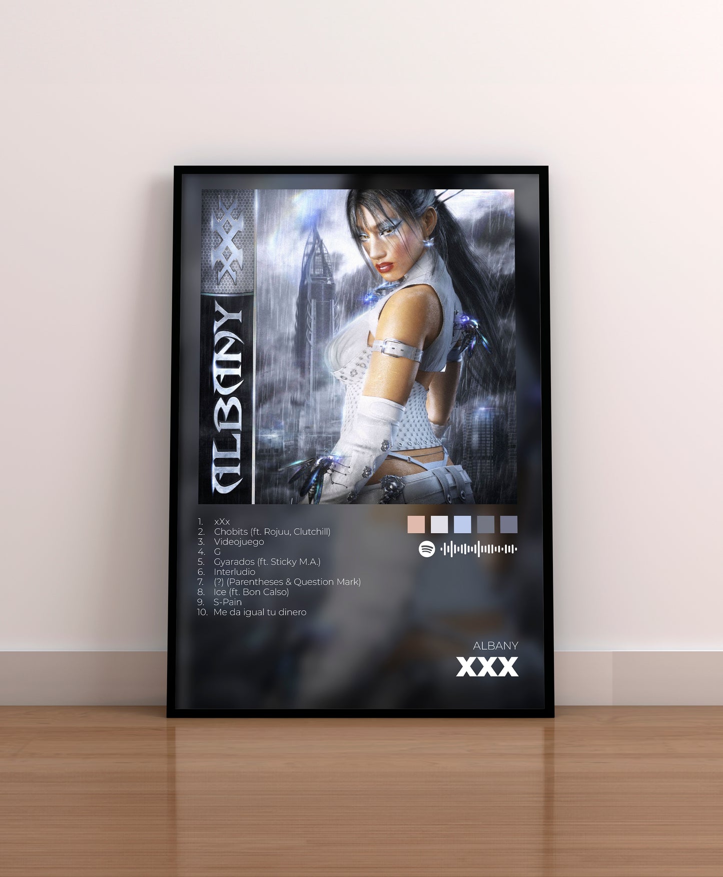albany xxxx. albany poster. regalo. lamina. cuadro. merchandising. cd. vinilo.