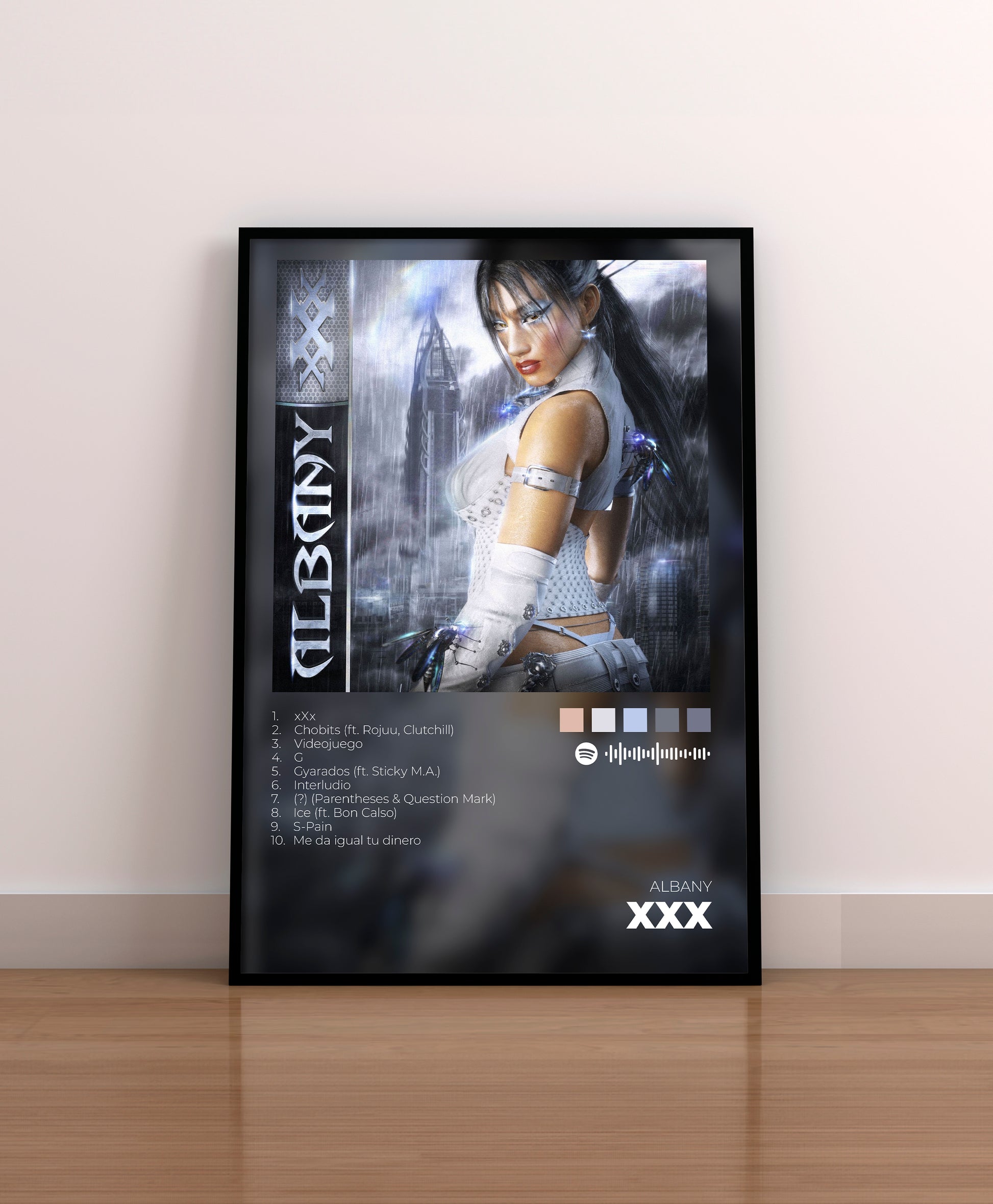 albany xxxx. albany poster. regalo. lamina. cuadro. merchandising. cd. vinilo.