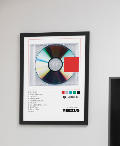 Yeezus - Poster Digital de Kanye West | Music Prints