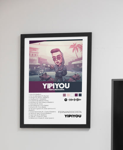 Yipiyou - Poster Digital de Fernando Costa | Music Prints