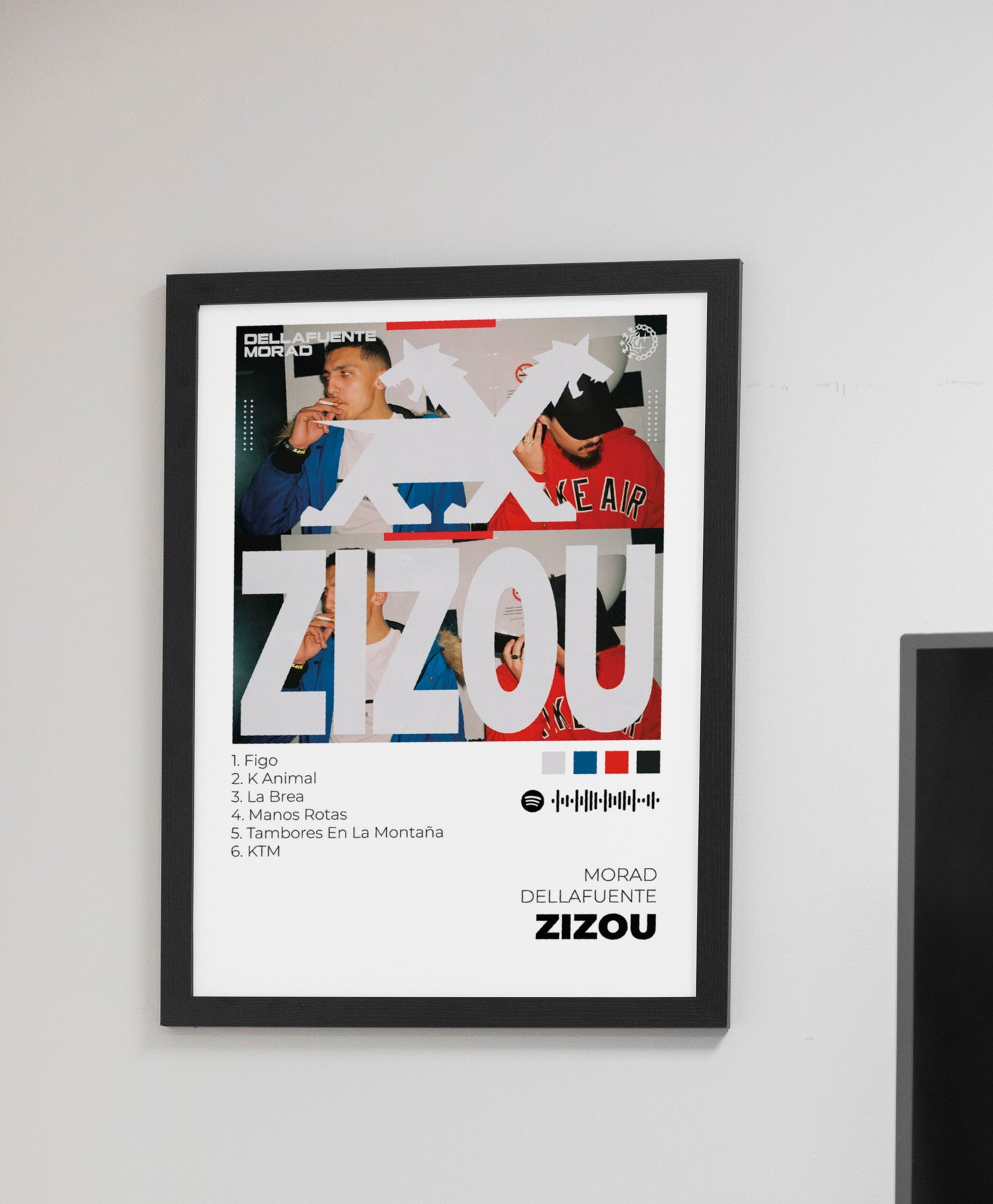 Zizou. Poster. Dellafuente. Morad