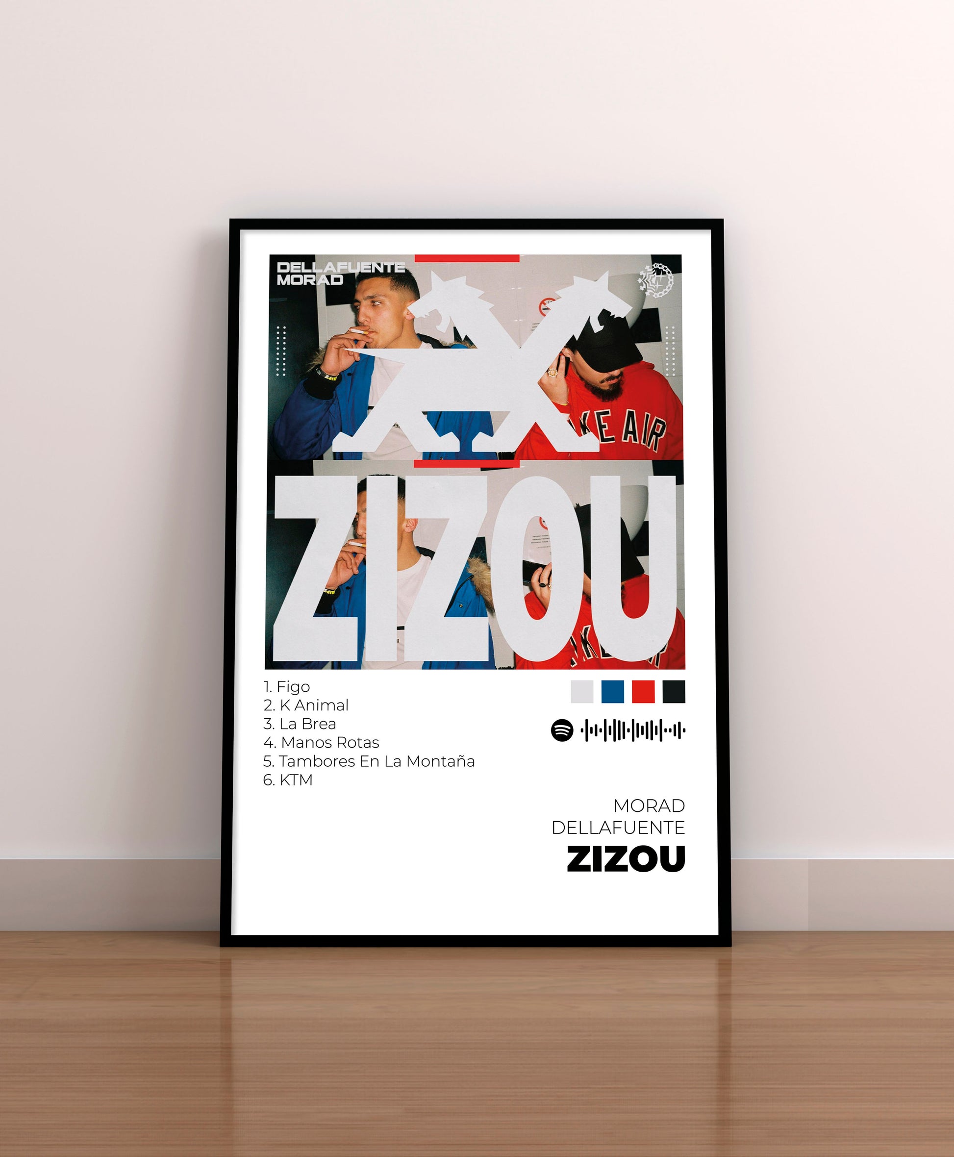 Zizou. Poster. Dellafuente. Morad