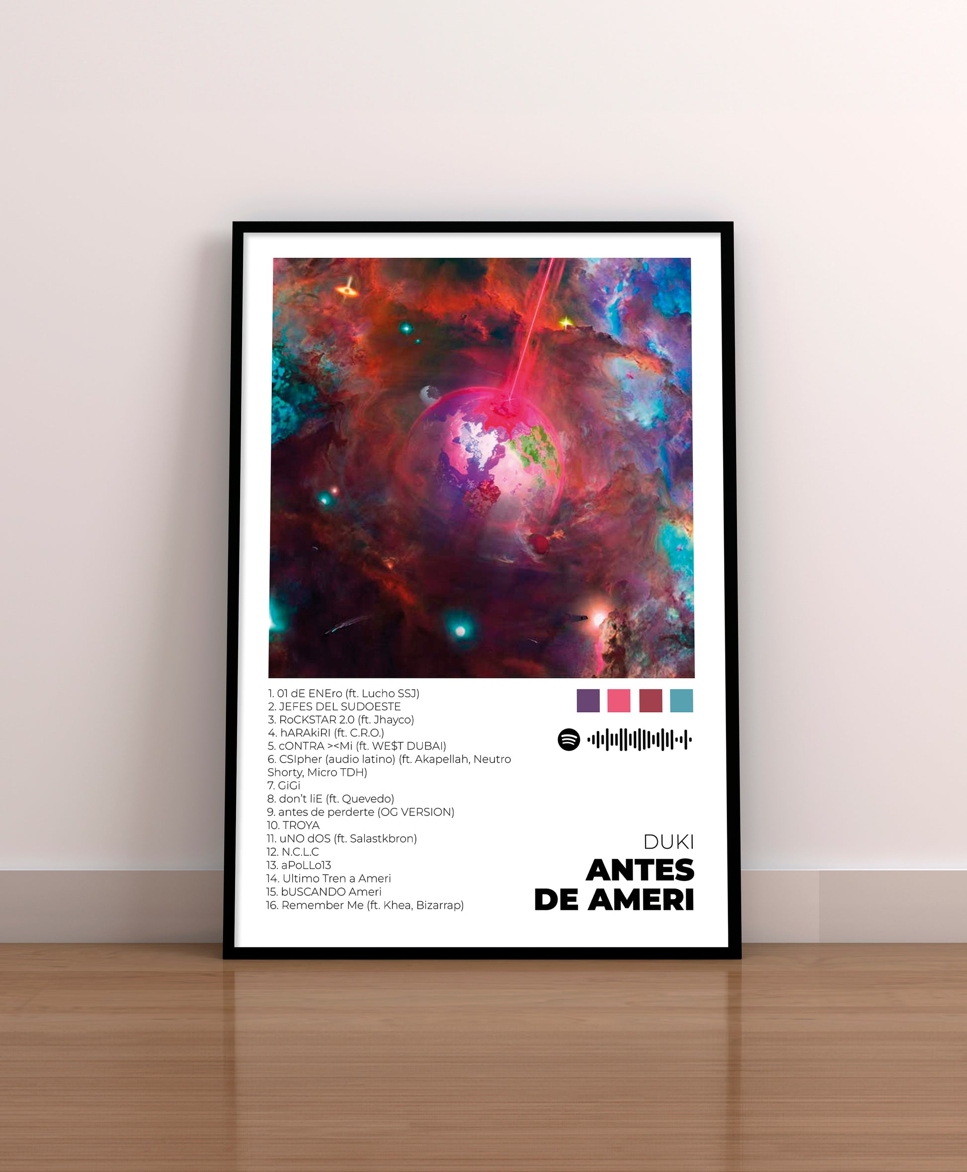 Antes de Ameri. Duki. Poster