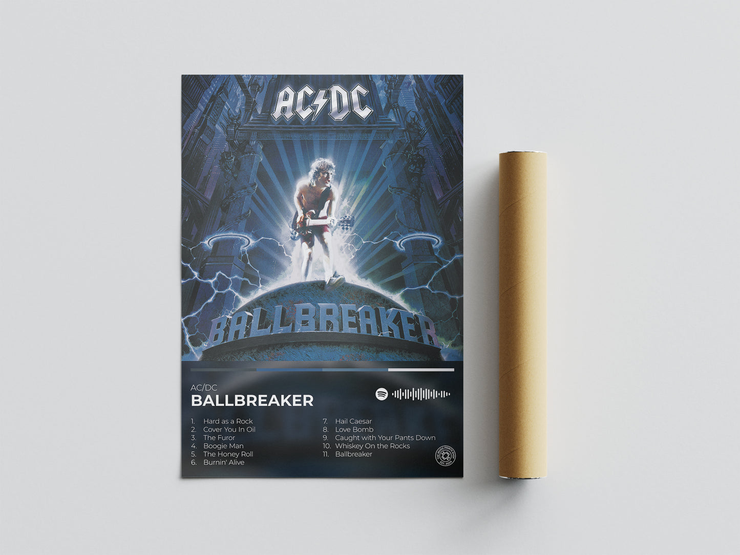 Ballbreaker. acdc. ac/dc. poster. lamina. regalo. merchandising. cd. vinilo. cover. 