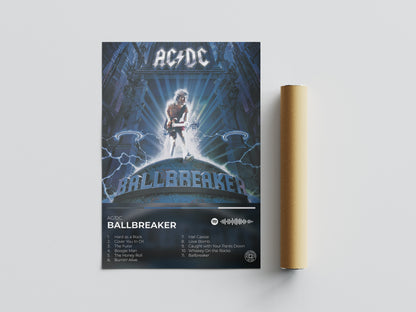 Ballbreaker. acdc. ac/dc. poster. lamina. regalo. merchandising. cd. vinilo. cover. 