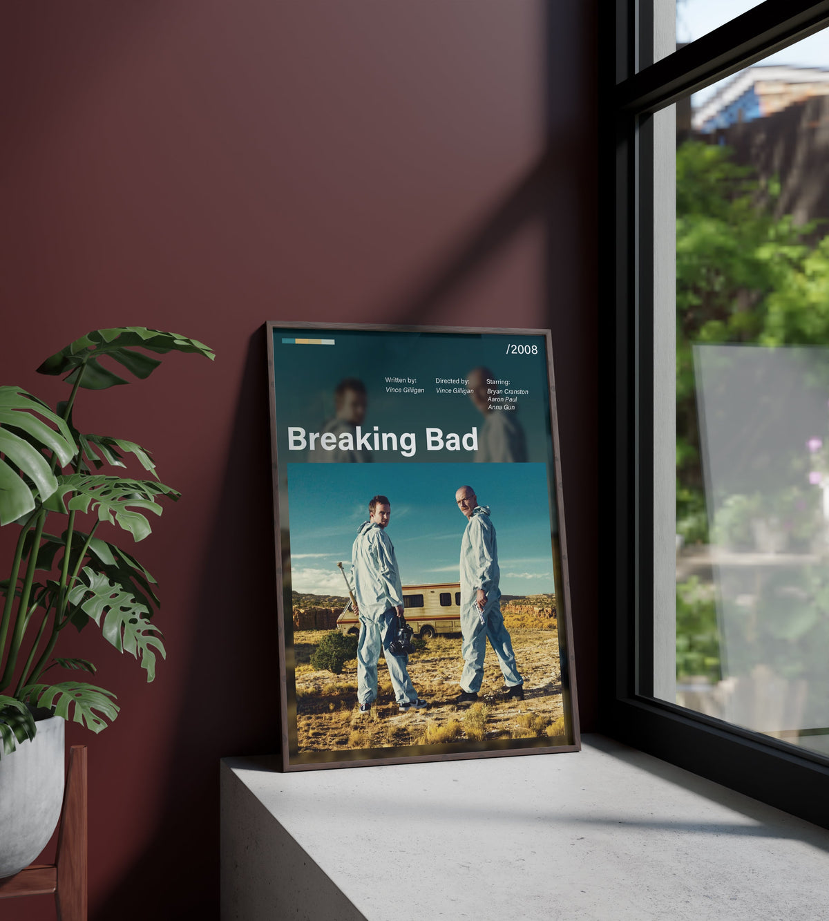 Póster Breaking Bad, Walter White, Jesse Pinkman, serie de televisión, química. TV, lámina, cuadro, merchandising, regalo, comprar, decoración de pared.