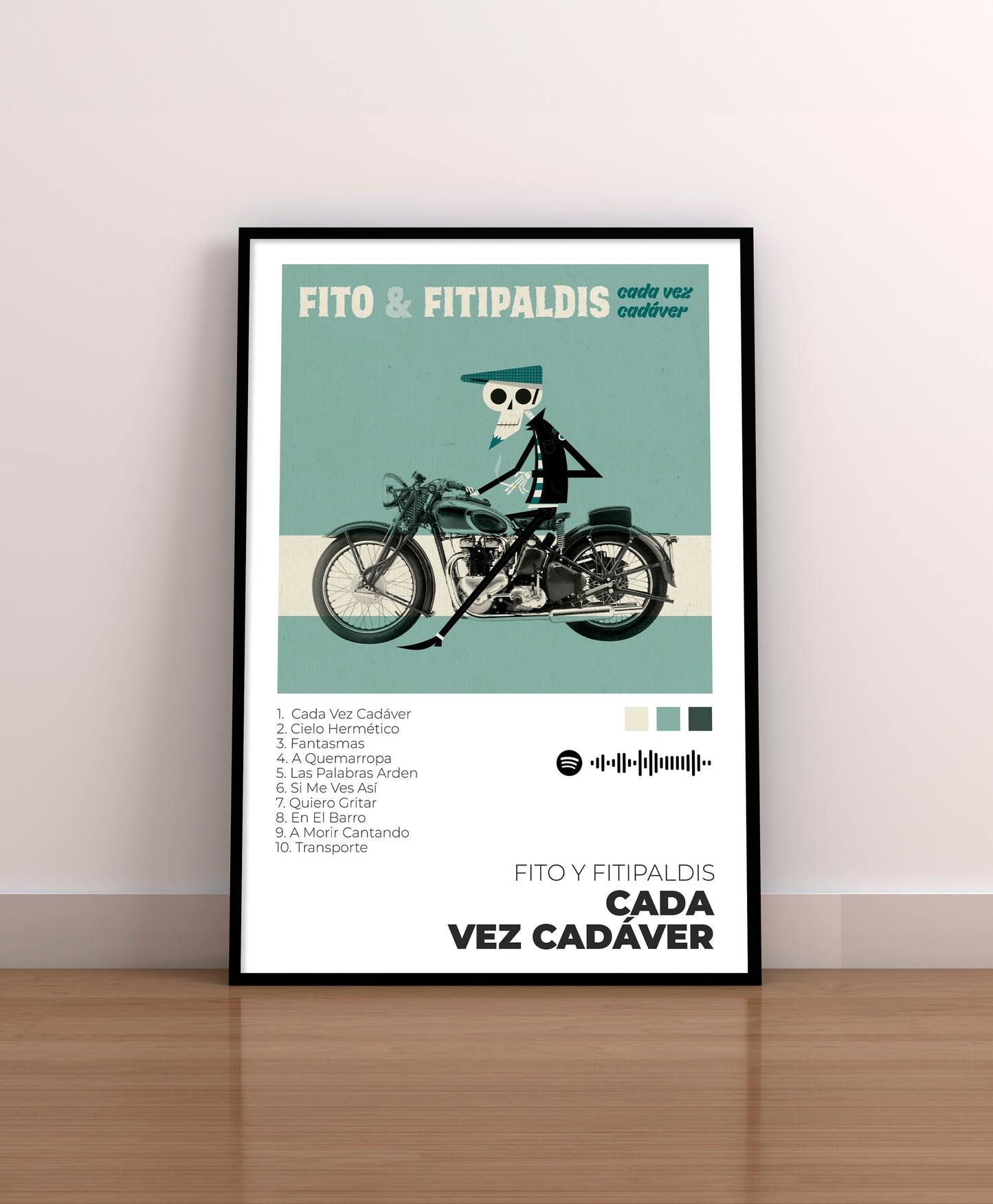 Cada vez cadáver. Fito. Fito y Fitipaldis. Fito Poster.