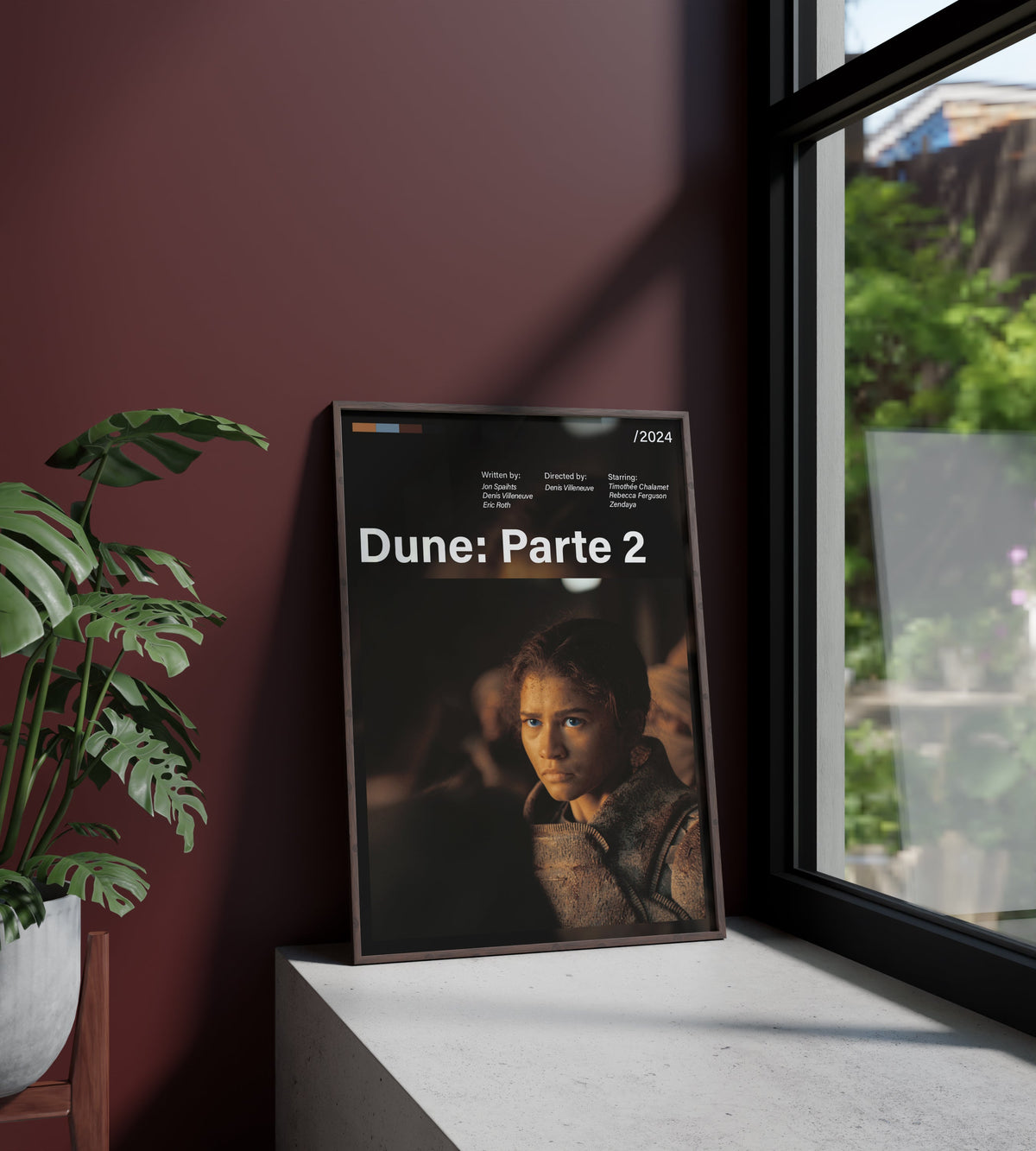 Póster Chani, Dune Parte 2. Película, lámina, cuadro, merchandising, regalo, comprar, decoración de pared.
