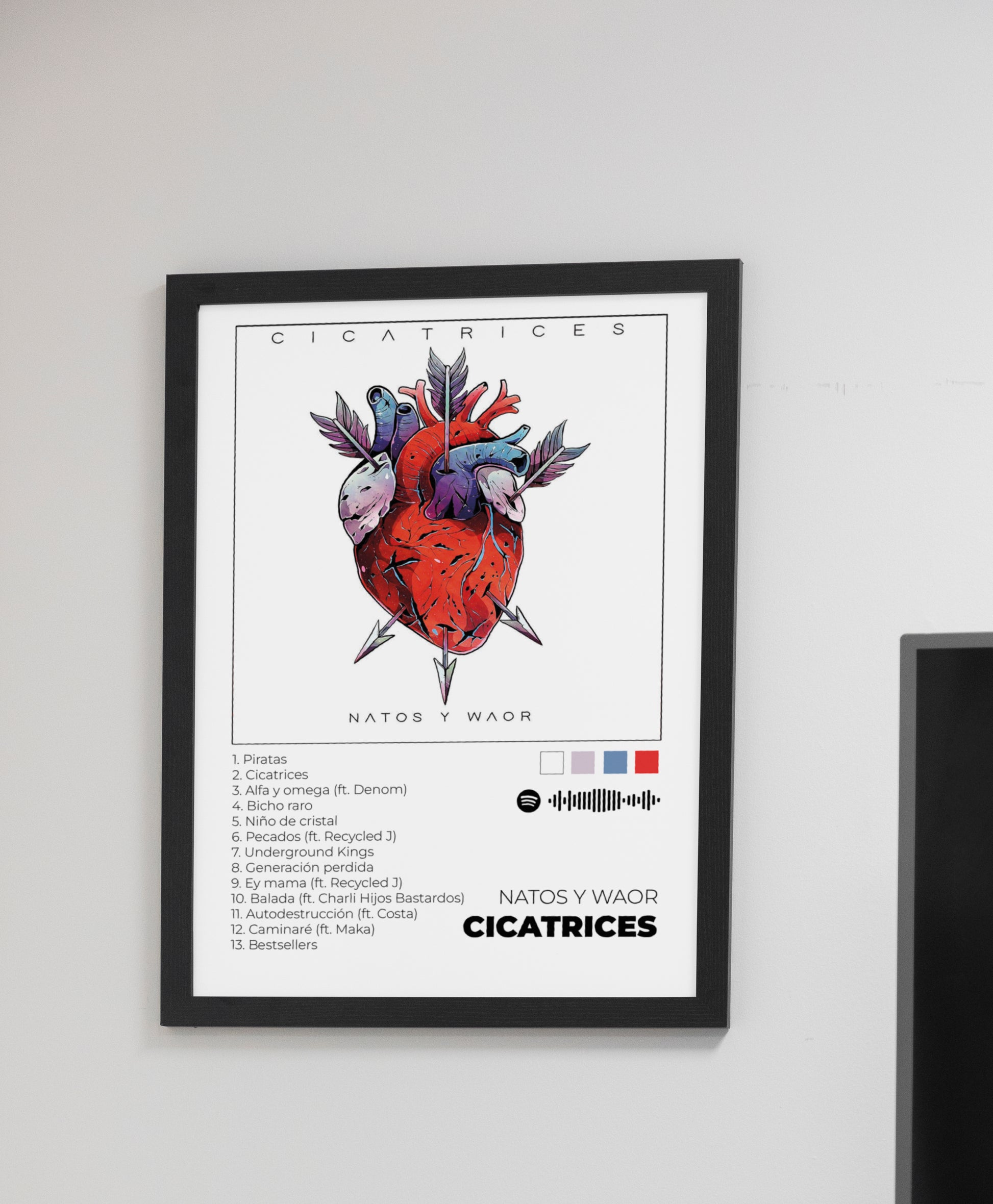 Cicatrices. Natos y Waor. Poster