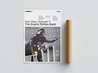 Póster Darth Vader, Luke Skywalker, Yo soy tu padre, Star Wars Episodio V El Imperio Contraataca, película, lámina, cuadro, merchandising, regalo, comprar, decoración de pared